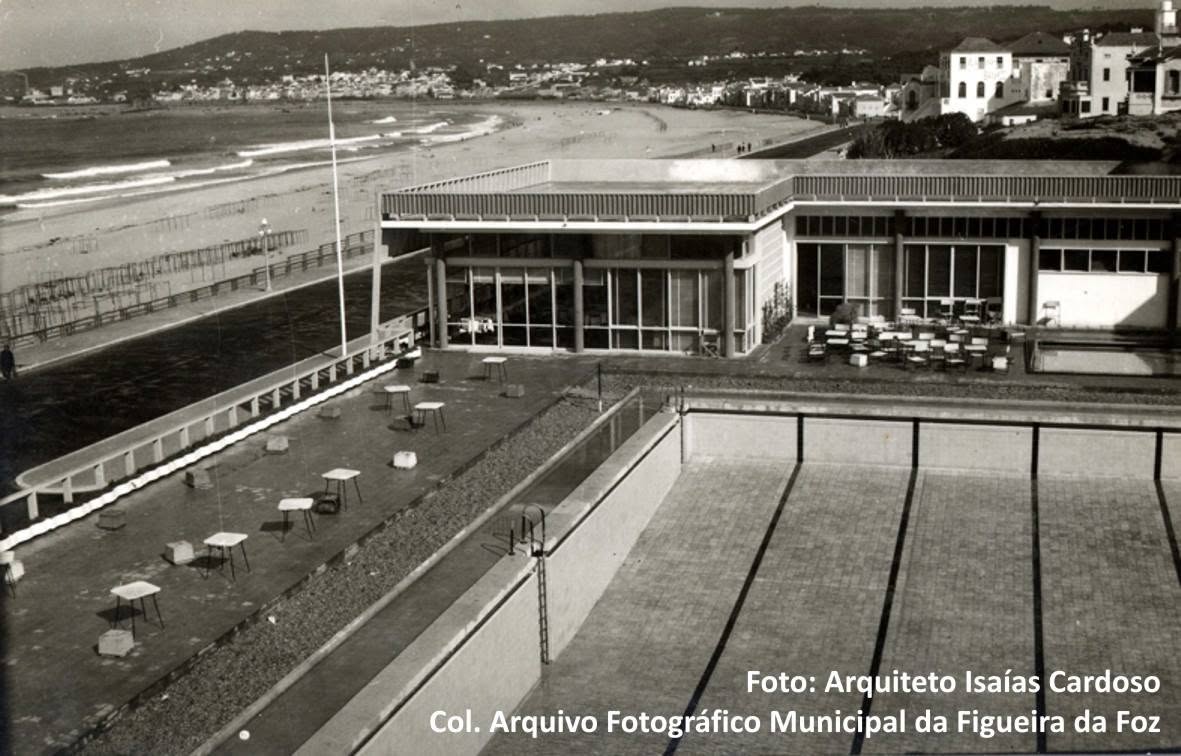 Piscina-Praia da Figueira da Foz, projeto do arquiteto Isaías Cardoso